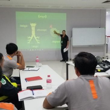 SCBA Training For Khmer Brewery