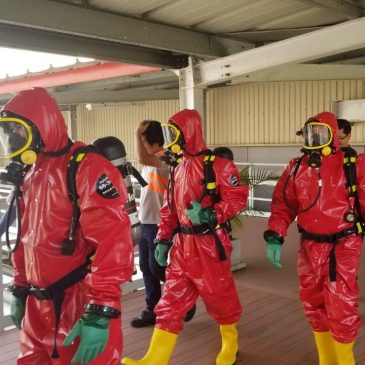 Chemical Splash Suit Training